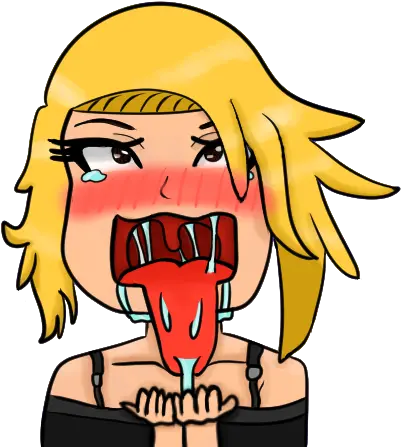 Longtounge Hashtag Cartoon Png Ahegao Face Transparent