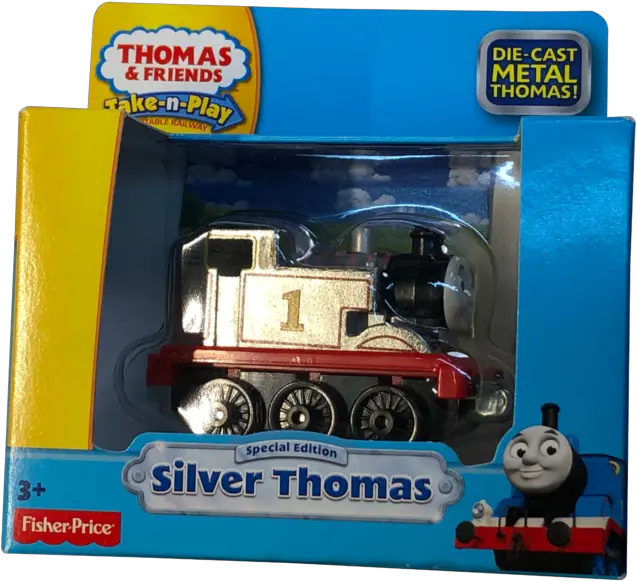 Silver Thomas Die Cast Engine Thomas Take N Play 2013 Png Thomas The Train Png