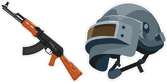 Pubg Helmet And Akm Cursor U2013 Custom Browser Extension Pubg Cursor Png Pubg Character Png