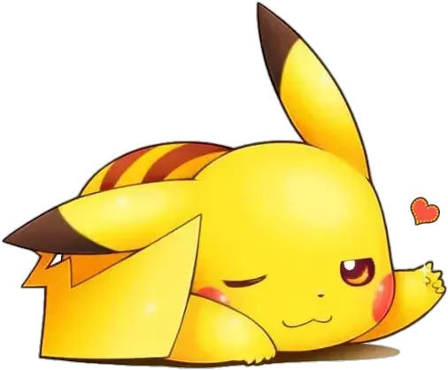 Pikachu 2 Whatsapp Stickers Stickers Cloud Good Night Pikachu Png Pikachu Logo