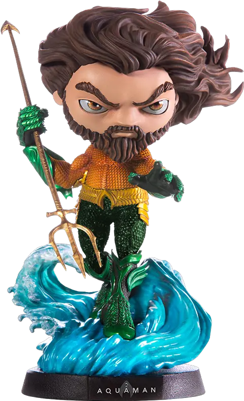 Dc Comics Aquaman Movie Mini Co Collectible Figure By Iron Studios Aquaman Mini Co Png Aquaman Transparent