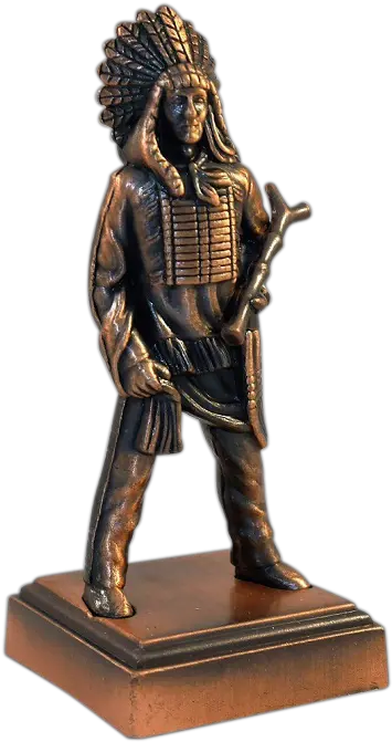 Indian Chief Pencil Sharpener Bronze Sculpture Png Pencil Sharpener Png