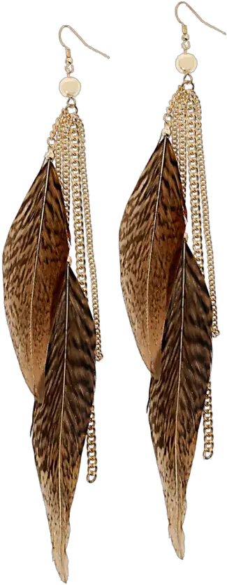 Feather Earrings Png Image For Free Download Feather Earring Png Feather Transparent