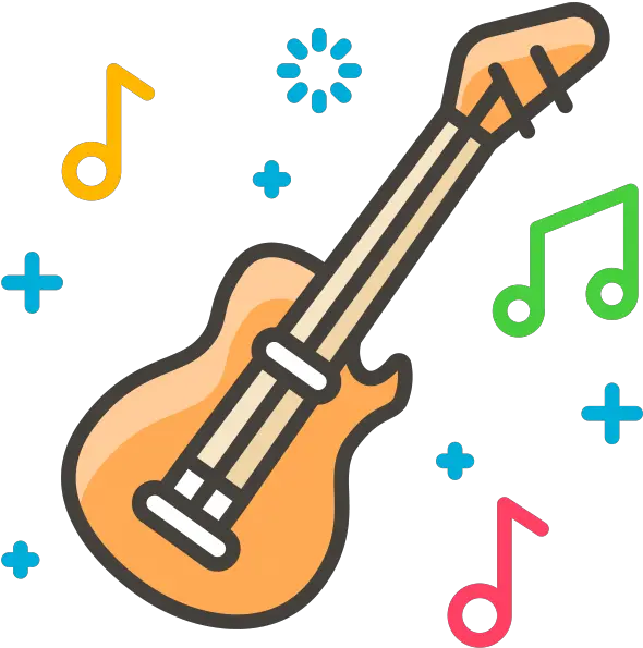 Guitar Free Icon Of 780 Vector Emoji Nausea Clipart Png Guitar Icon Png