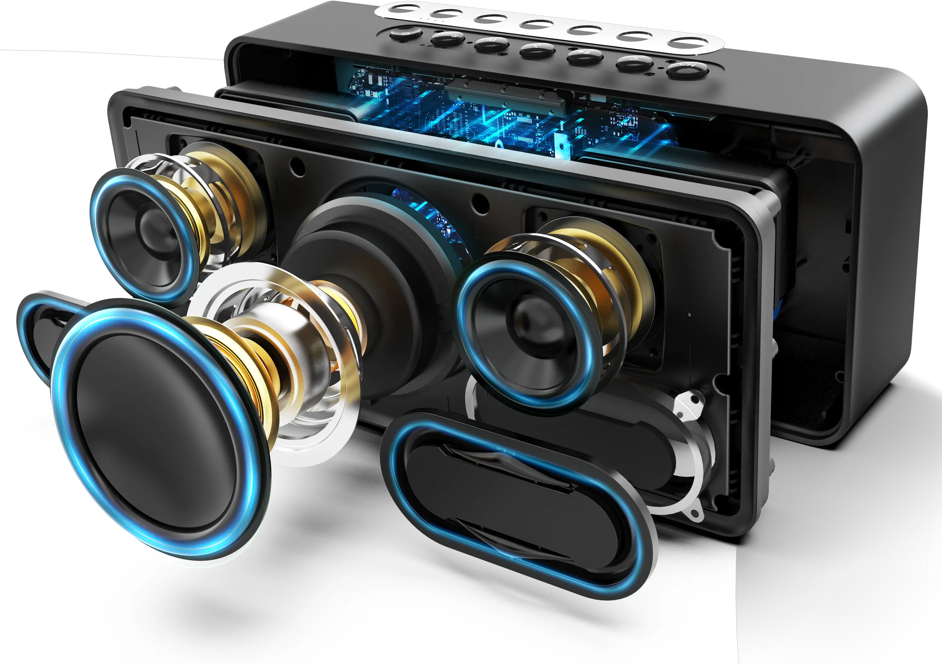 Doss Soundbox Xl Bluetooth Speaker Doss Official Store Doss Soundbox Xl Png Boom Sound Icon