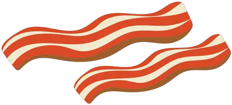 Simple Bacon Icon Flat Horizontal Png Bacon Transparent