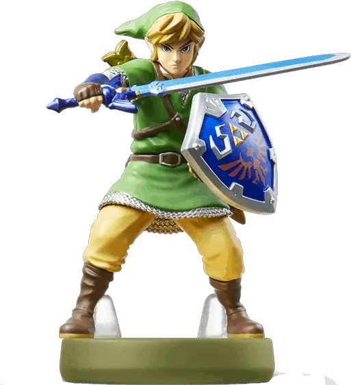 Nintendo Amiibo Legend Of Zelda Skyward Sword Link Amiibo Png Breath Of The Wild Link Png