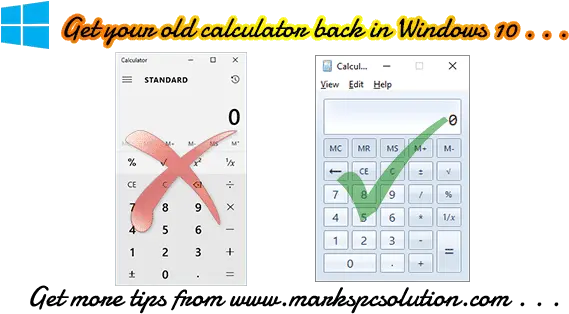 How To Get Old Calculator Windows Classic Calculator Png Windows 10 Calculator Icon