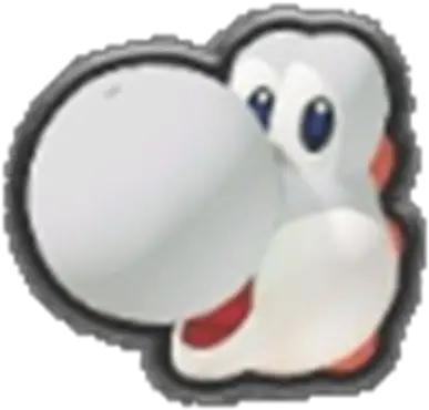 White Yoshi Icon Happy Png Yoshi Icon