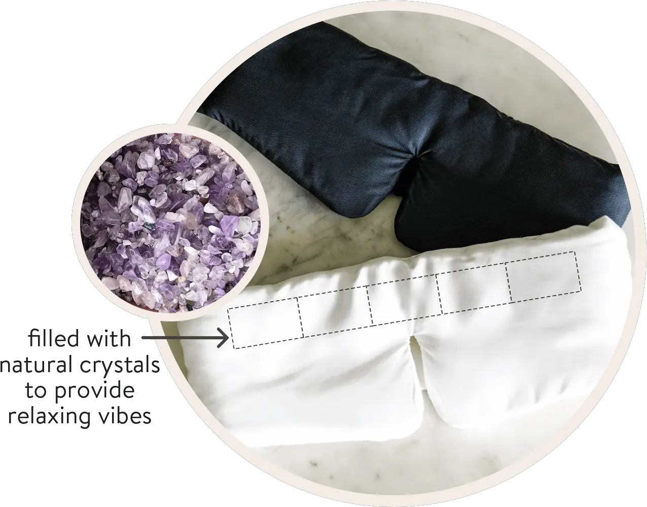 Crystal Powered Sleep Mask U2013 Sunday Citizen Amethyst Png Sleep Mask Icon