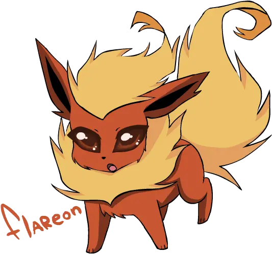 Download Eevee Evolutions Clan Images Cartoon Png Flareon Png