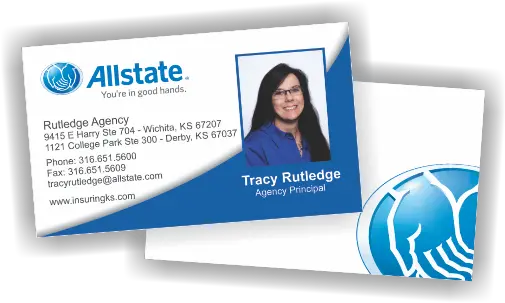 American Family Farmers Allstate Insurance Business Cards Insurance Agent Business Card Png Allstate Logo Png