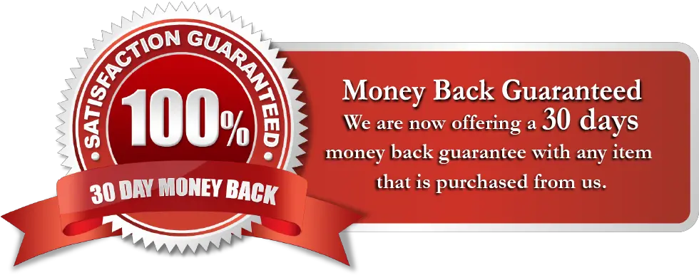 We Offer A 30 Days Money Back Guarantee 100 Satisfaction Guarantee Png 30 Day Money Back Guarantee Png