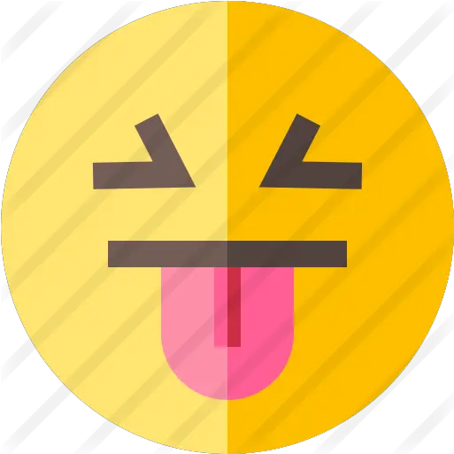 Crazy Free Smileys Icons Circle Png Crazy Emoji Png