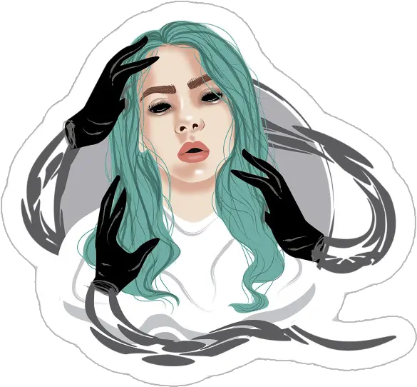 Billie Eilish Billieeilish Png Sticker Billie Eilish Crop Top Hoodie Billie Eilish Png