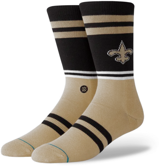 Orleans Saints Logo Noir Kansas City Chiefs Socken Png Stance Logo