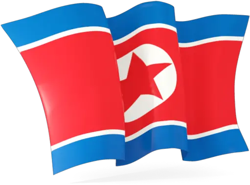 North Korea Flag Waving Clipart North Korea Waving Flag Png Korean Flag Png