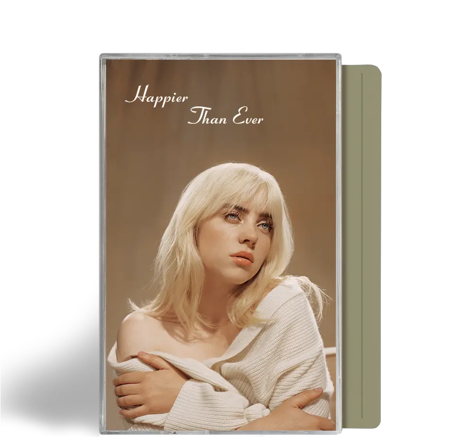 Billie Eilish Happier Than Ever Cassette Tape Happier Than Ever Billie Eilish Spotify Billie Mode Png Taylor Swift Icon Award