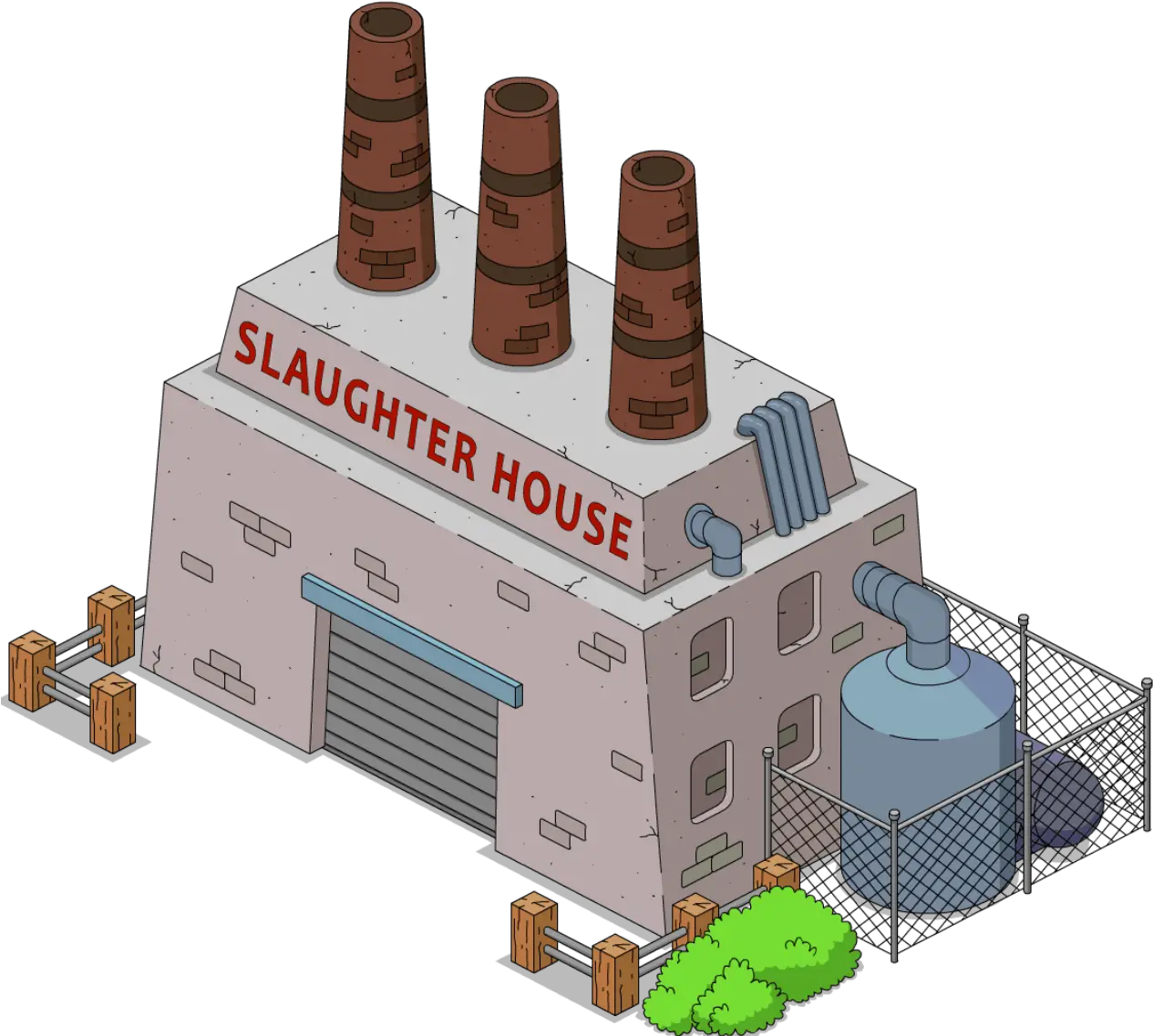 Red Blazer Springfield Realty Guidethe Simpsons Tapped Out Slaughter House Slaughterhouse Clipart Png Pete Burns Icon
