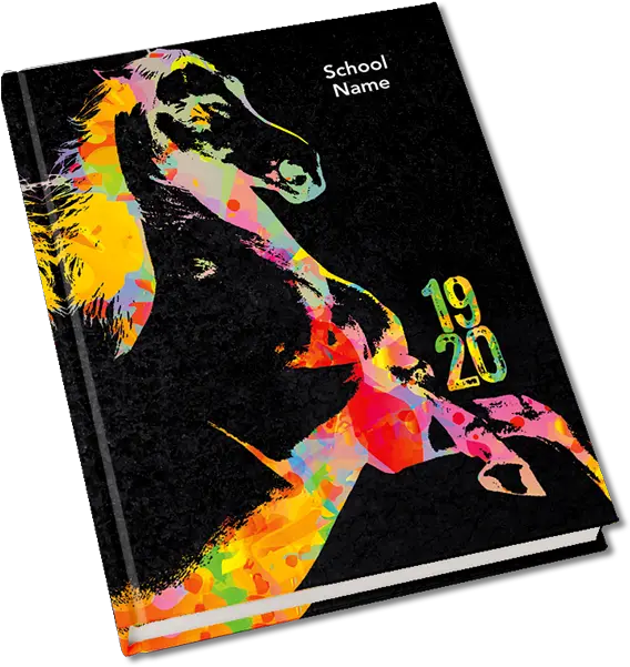 Mustang Mascot Yearbook Cover Yearbook Covers Png Mustang Mascot Logo