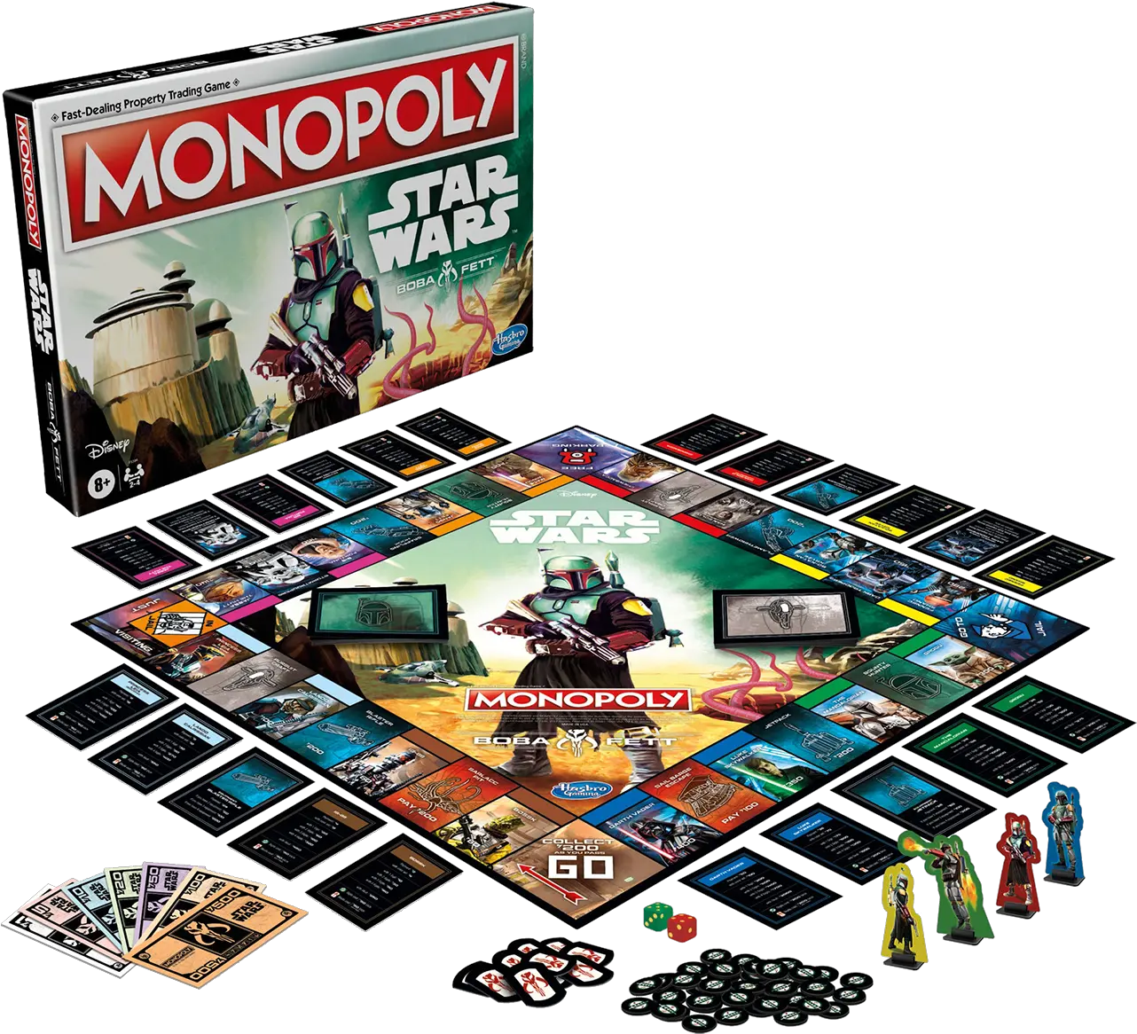 Star Wars Monopoly Boba Fett Edition Star Wars Boba Fett Monopoly Png Monopoly Go Icon