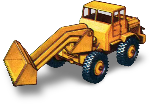 Hatra Tractor Shovel Icon 1960s Matchbox Cars Icons Toy Tractor Clipart Png Crane Icon Png