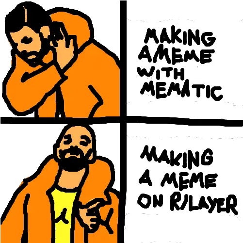 Insert Drake Meme Layer Cartoon Png Drake Face Png