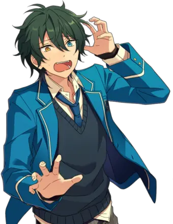 Mika Kagehiragallery The English Ensemble Stars Wiki Enstars Guy With Green Hair Png Wei Wuxian Icon