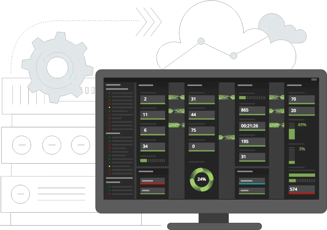 Sql Server Performance Monitoring Platform Spotlight Cloud Vertical Png Spot Light Icon