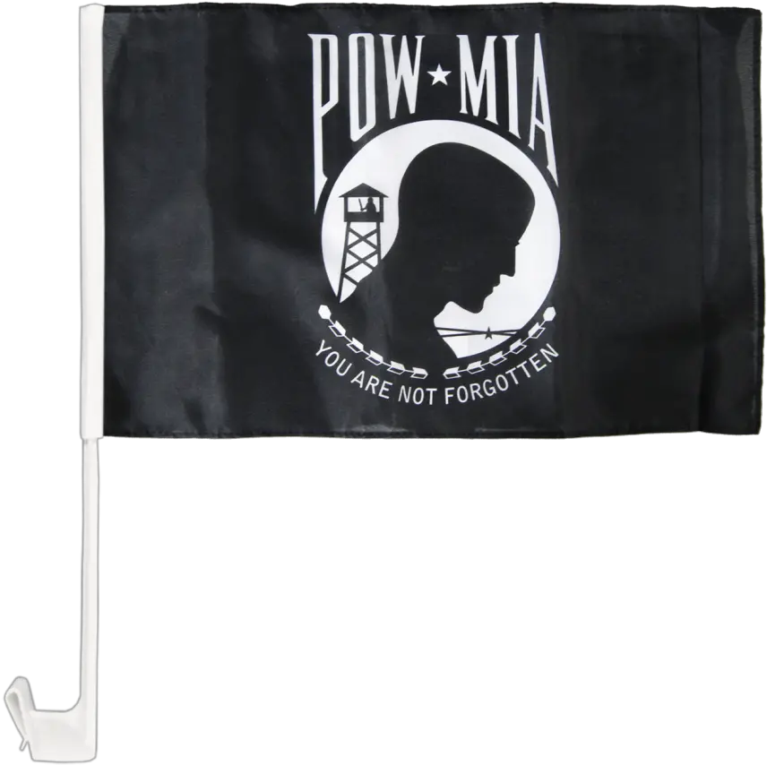Download Usa Pow Mia Black White Car Pow Mia Flag Png Pow Mia Logo