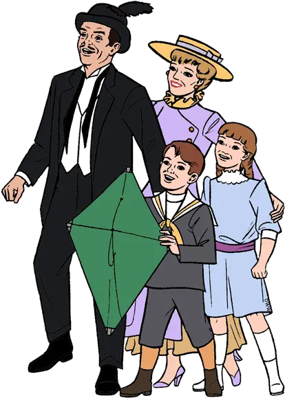 Mary Poppins Clip Art Disney Galore Cartoon Mary Poppins Characters Png Mary Poppins Png