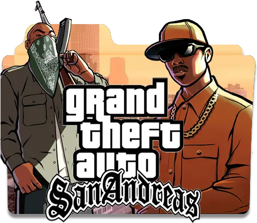 Gta Sa 200cheats Witb Tops And Gta San Andreas Folder Icon Png Gta Sa Icon Download