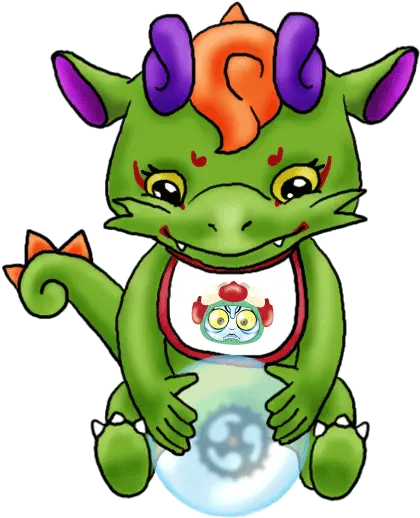 Young Iory The Draggie Yo Kai Watch Amino Yo Kai Watch Draggie Png Yo Kai Watch Logo