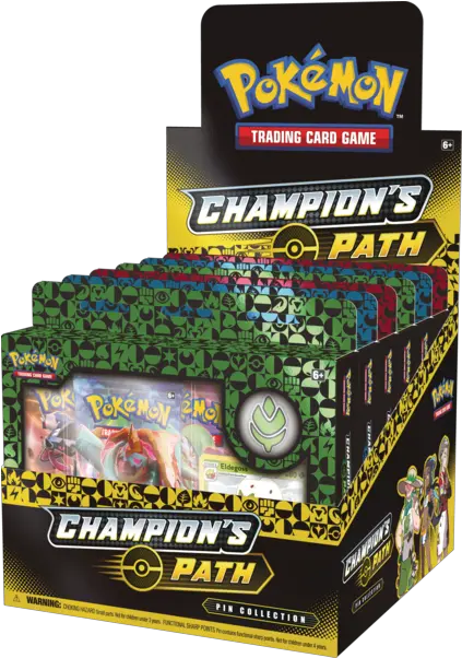 Championu0027s Path Pin Collection Box Of 6 Preorder Pokemon Tcg Pokemon Path Pin Collection Png Path Png