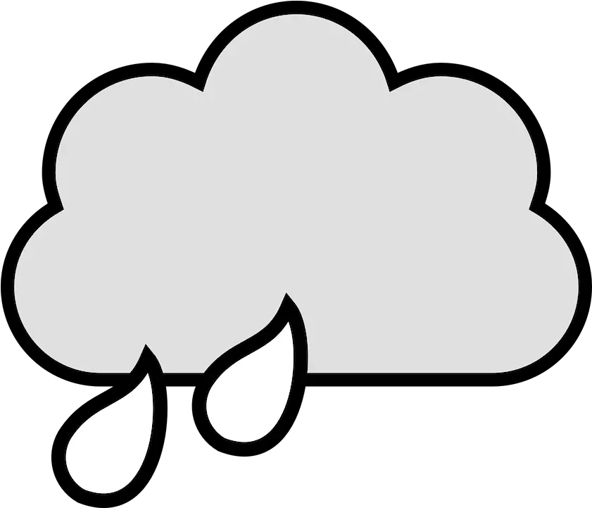 Cloud Rain Drops Black Rain Cloud Cartoon Png Cloud Drawing Png png