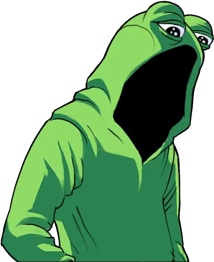Download I Recognise That Frog Hoodie Sad Feels Pepe Pepe The Frog In A Hoodie Png Pepe Frog Transparent