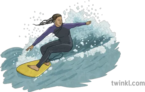 Surfer 2 Illustration Illustration Png Surfer Png