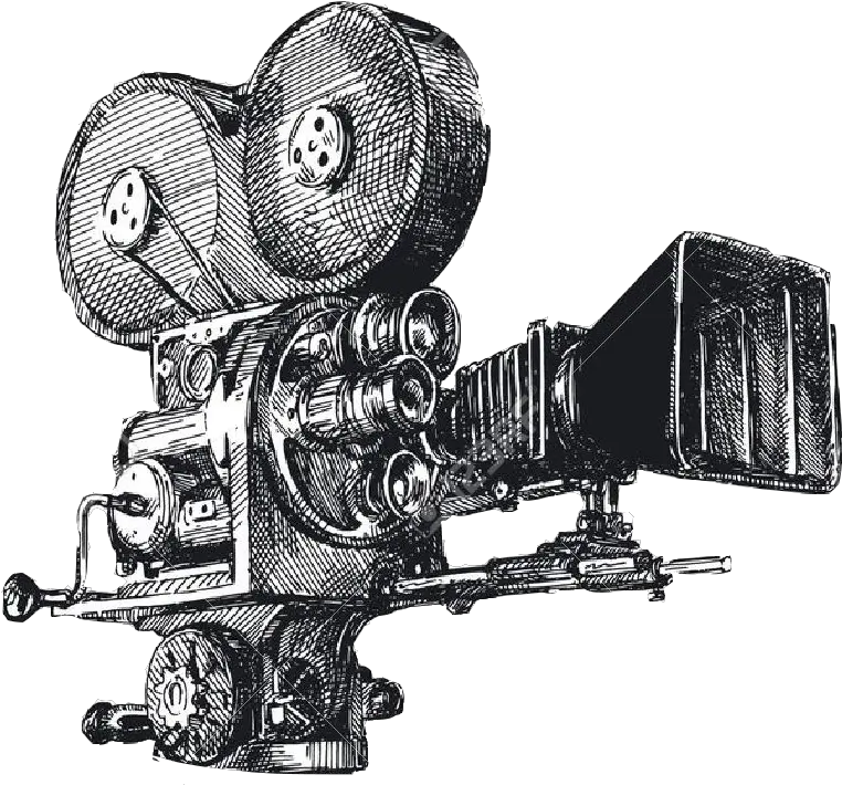 Film Camera Drawing Png Movie Film Camera Drawing Camera Film Png png