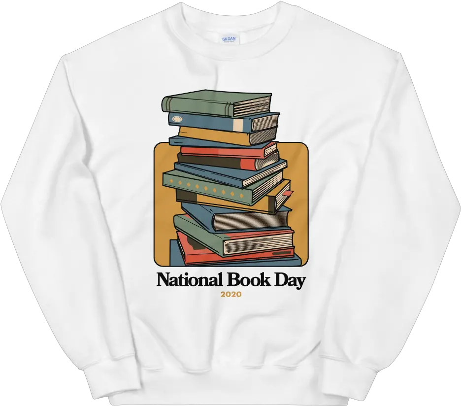 Buzzfeed Stack Ou0027 Books Book Day Sweatshirt National Bank Of New Zealand Png Stack Of Books Png
