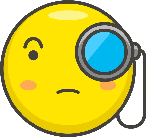 Monocle Icon Png Transparent Image Emoji Monocle Transparent Background Monocle Transparent Background