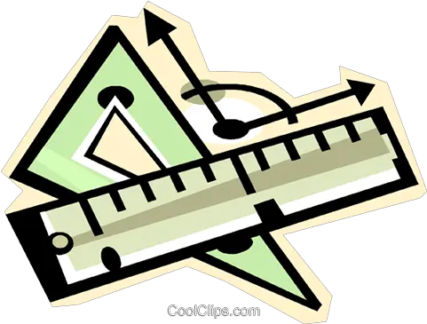 Download Ruler And Triangle Measurement Royalty Free Vector Measurement Clipart Png Ruler Clipart Png