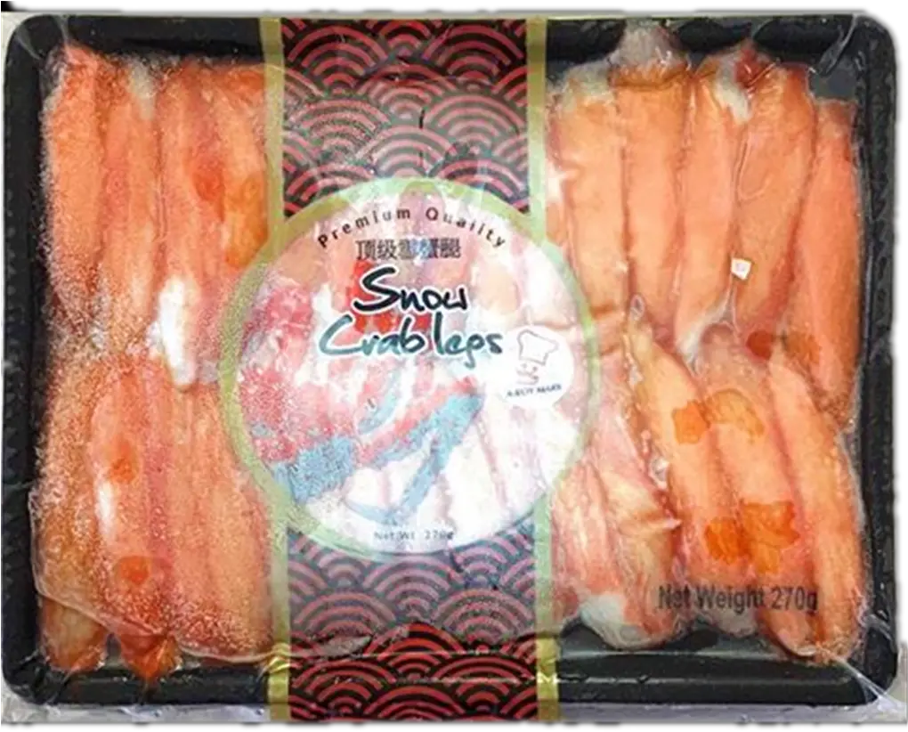 Snow Crab Legs 270g Frozen Food Foods Supply Suppliers Png