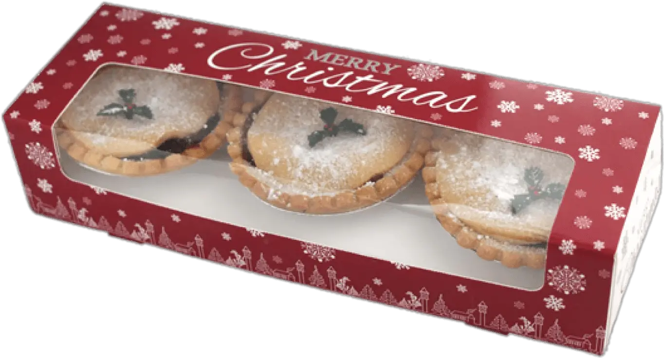 Box Of Three Mince Pies For Christmas Transparent Png Stickpng Mince Pie Pie Png