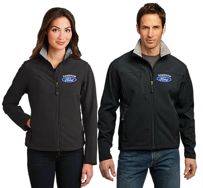 Soft Shell Jacket With Embroidered Ford Logo Teamunis Port Authority Glacier Soft Shell Jacket J790 Png Ford Logo Images