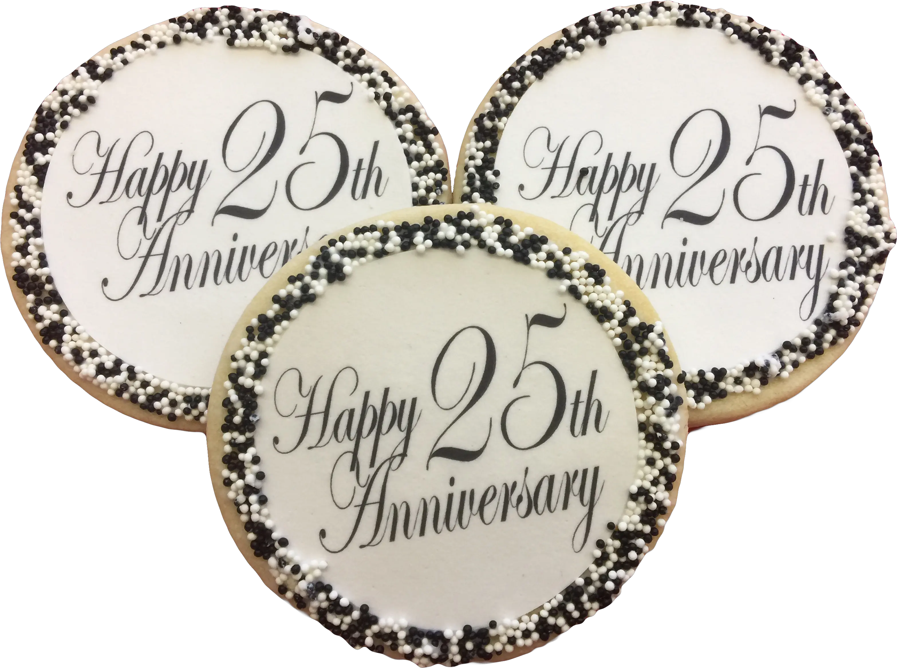 Download Hd Happy Anniversary Sugar Cookies With Nonpareils Happy Png Www Png Com