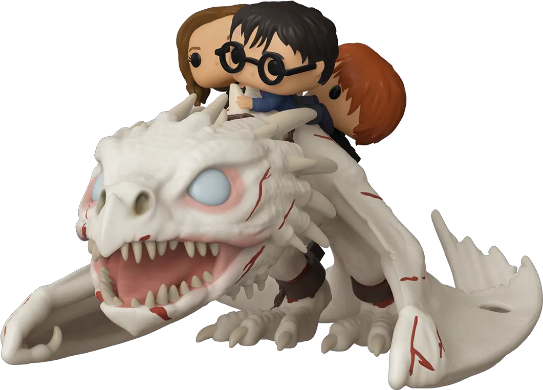 Funko Pop Rides Harry Potter Gringotts Dragon With Ron Weasley And Hermione Granger Gamestop Funko Pop Harry Potter Png Hermione Icon