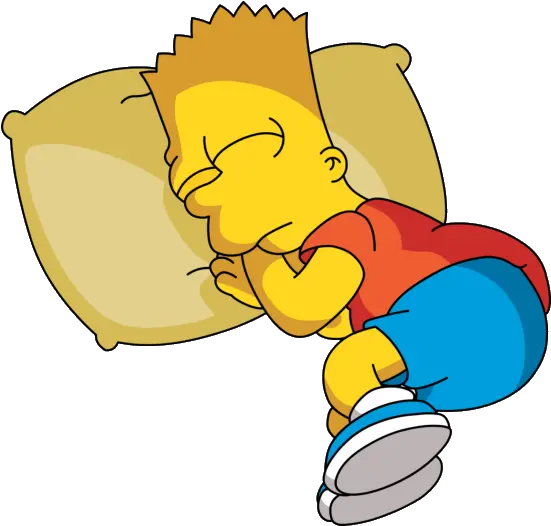 Bart Simpson Sleeping Bart Simpson Sleeping Png Bart Simpson Png