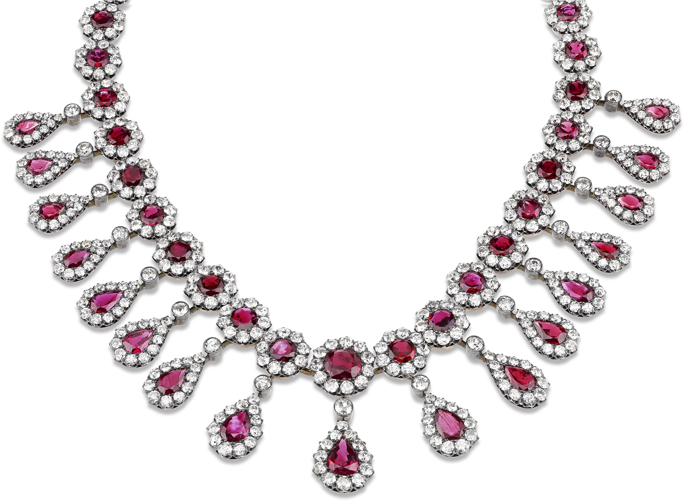 Download Hd Ruby Necklace Png Diamond Jewelry Necklace Png Necklace Victorian Era Jewelry Necklace Png