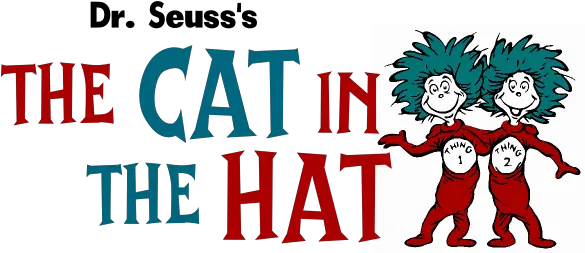 Image Library Stock Dr Seuss S What Cat In The Hat Logo Png Thing 1 Logo