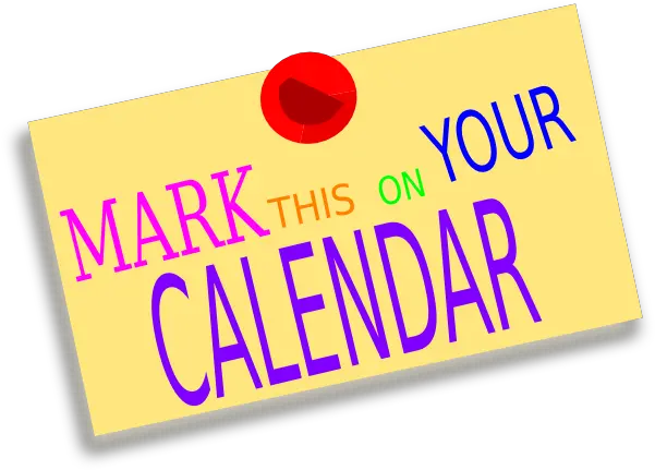 Download Free Png Mark Your Calendar Mark Your Calendar Clipart Calendar Clipart Transparent